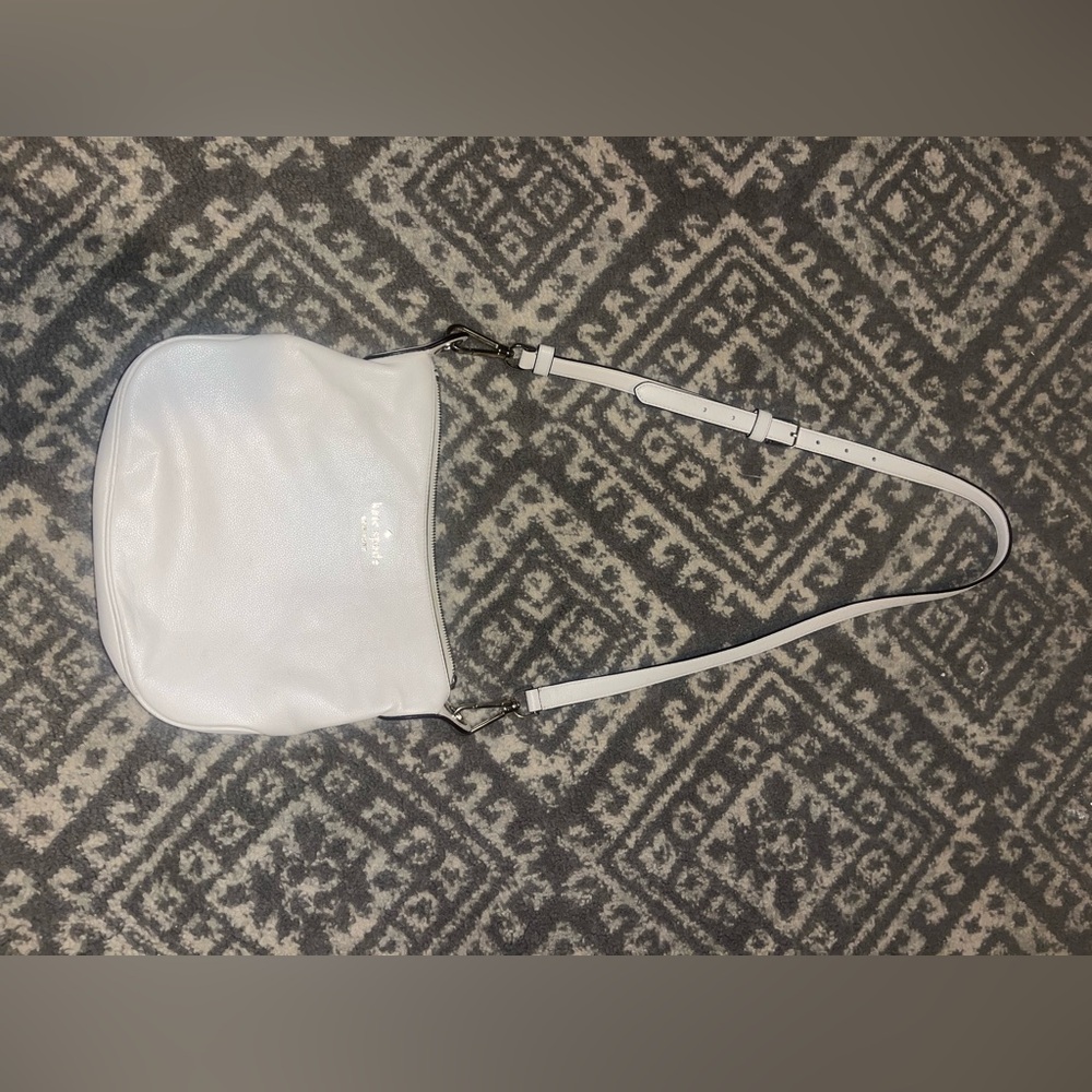 Kate Spade White Cross Body Bag with Adjustable Strap